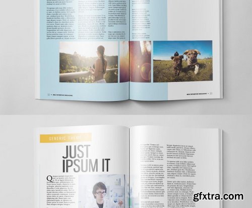 CreativeMarket Multipurpose Magazine 3 Template 478814