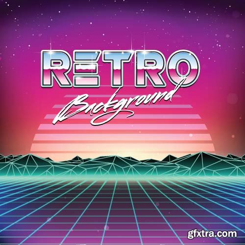 Retro Background - 10x EPS