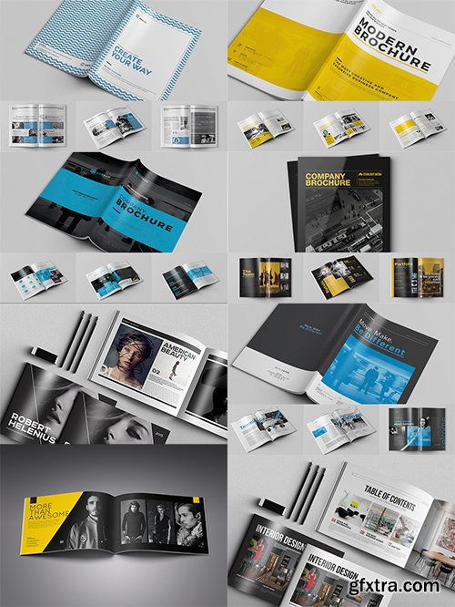 CreativeMarket 14 Brochures Pack 478442