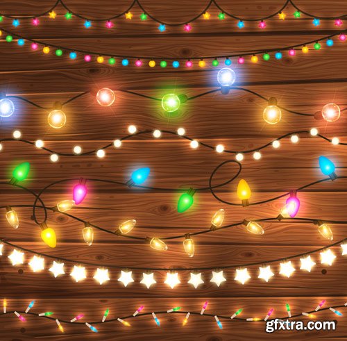 Christmas Lights - 10x EPS