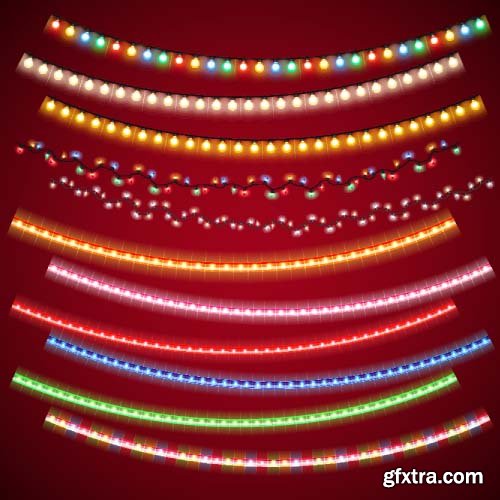 Christmas Lights - 10x EPS