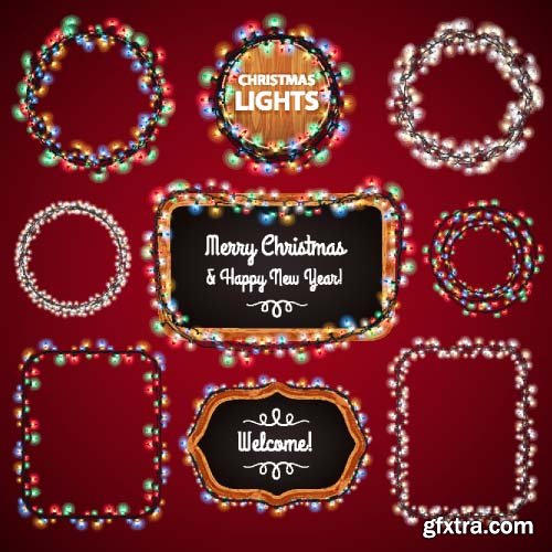 Christmas Lights - 10x EPS