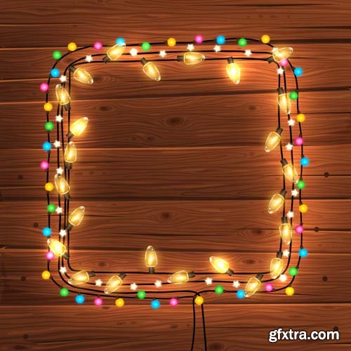 Christmas Lights - 10x EPS