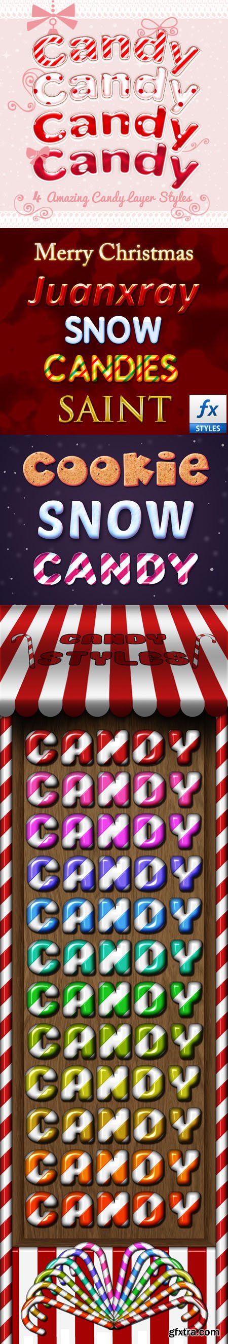 Candy Photoshop Styles and Text Effects