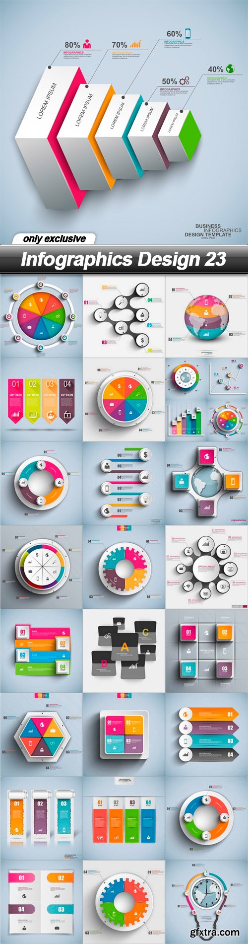 Infographics Design 23 - 25 EPS