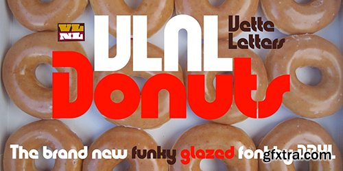 VLNL Donuts Font - 1 Font $39