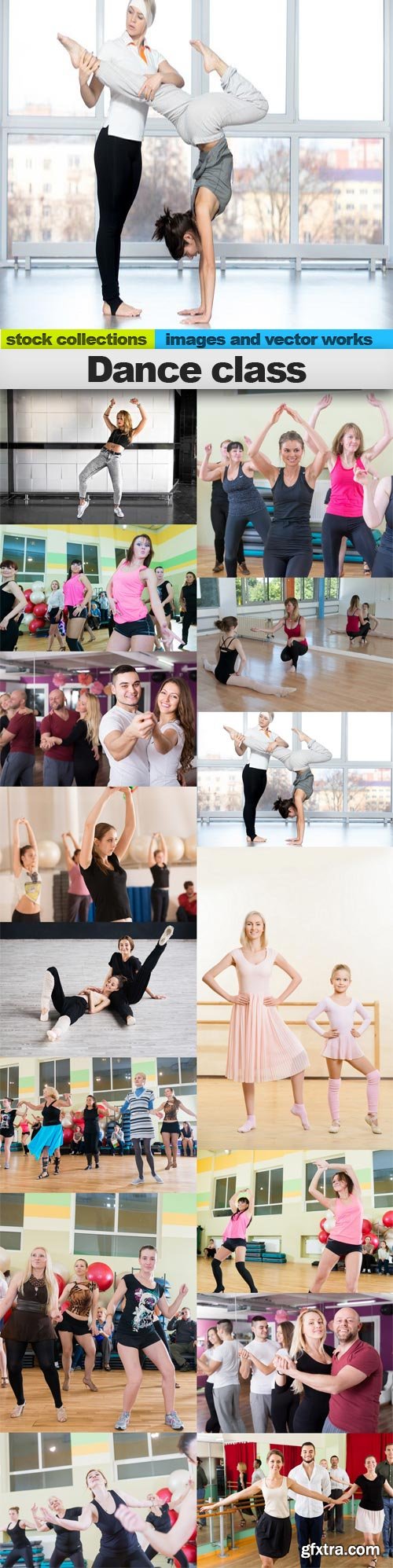 Dance class, 15 x UHQ JPEG