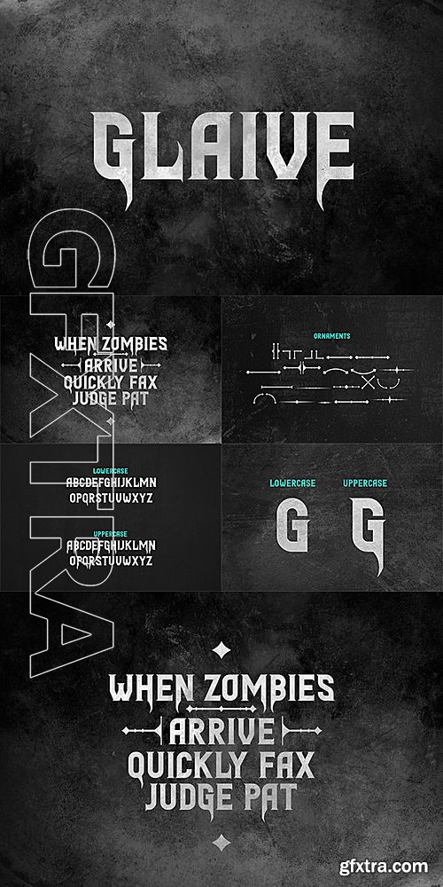 CM - Glaive Typeface 479497