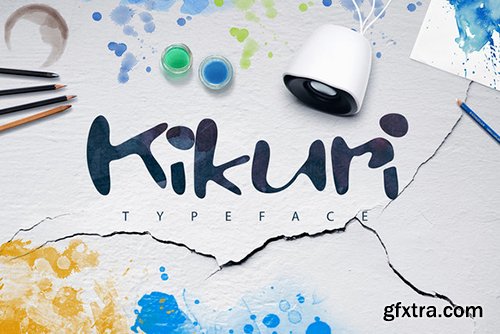 CreativeMarket Kikuri Typeface + Extras 479298