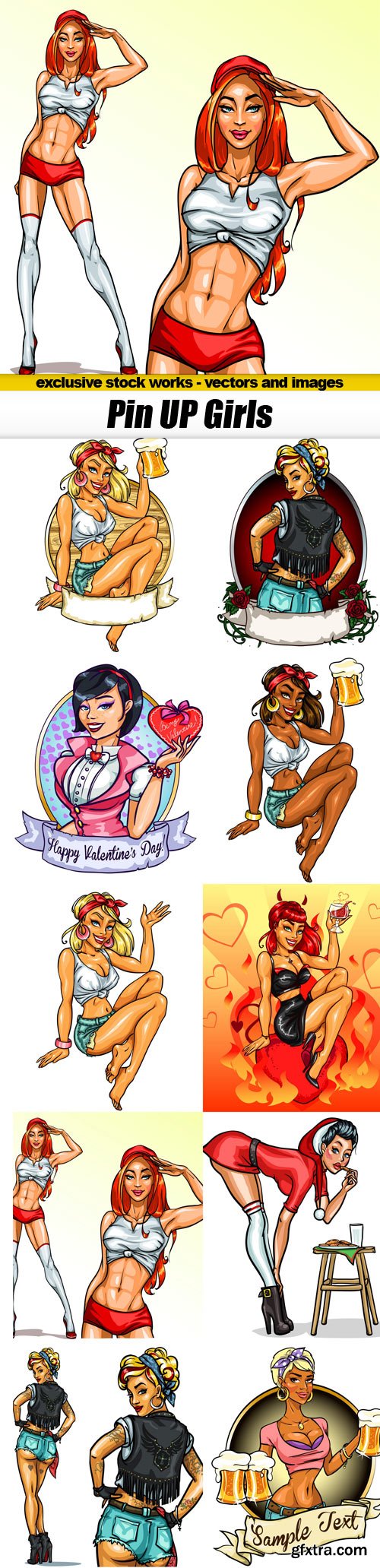 PinUP Girls - 10x EPS