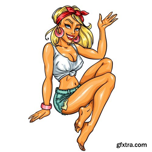 PinUP Girls - 10x EPS