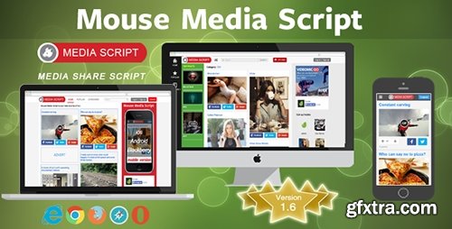 CodeCanyon - Mouse Media Script v1.6 - 7773254