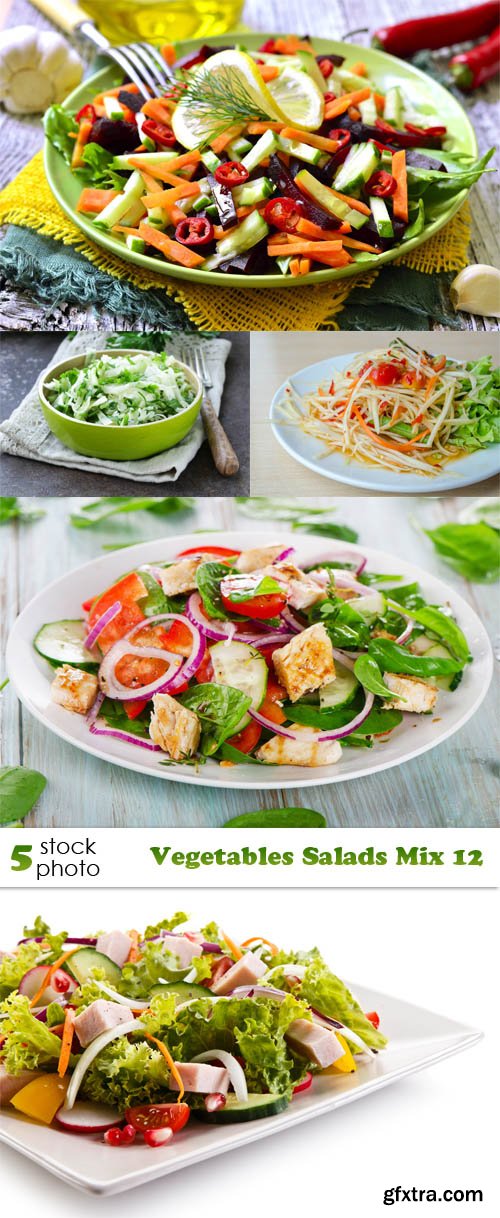 Photos - Vegetables Salads Mix 12