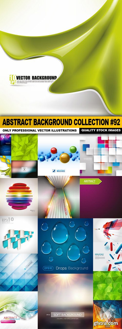 Abstract Background Collection #92 - 20 Vector