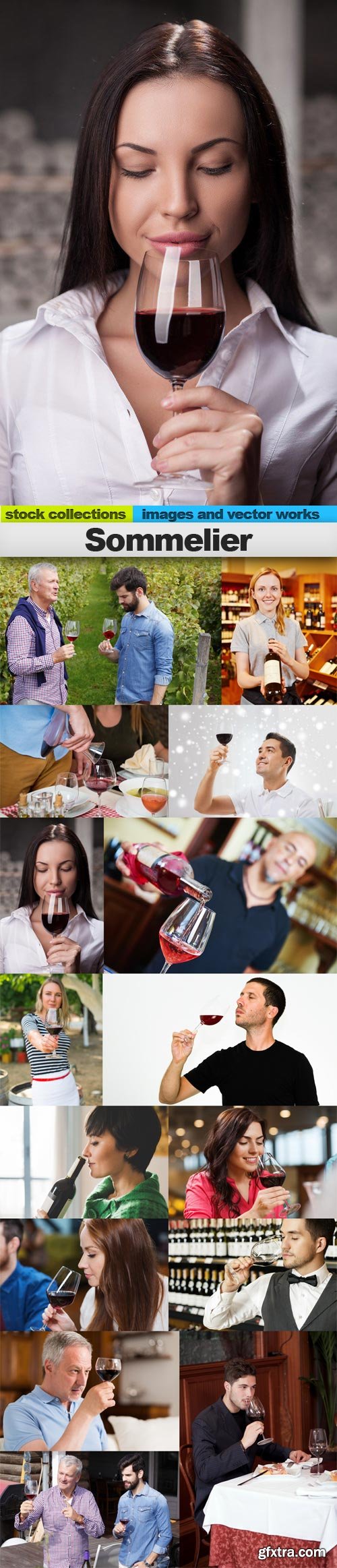 Sommelier, 15 x UHQ JPEG