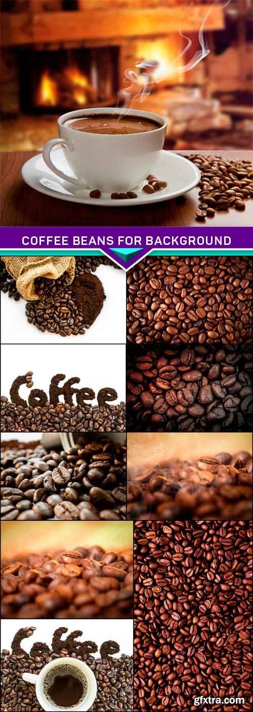 Coffee beans for background 10x JPEG