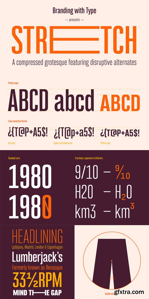 Bw Stretch Font Family $50