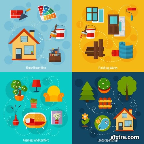 Collection of vector picture business infographics car automotive service is 25 EPS