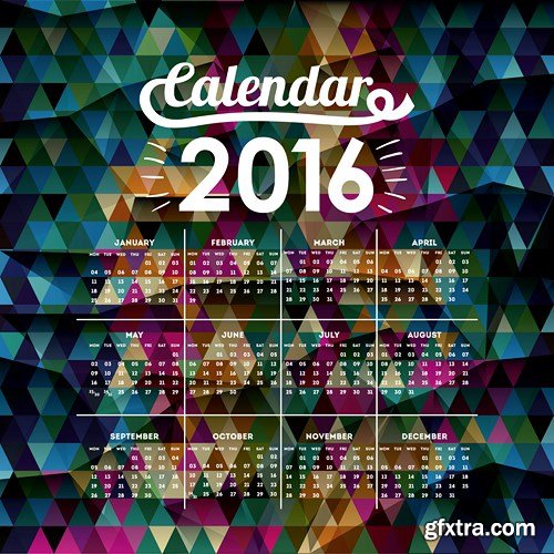 Calendar 2016 part 5 - 12xEPS