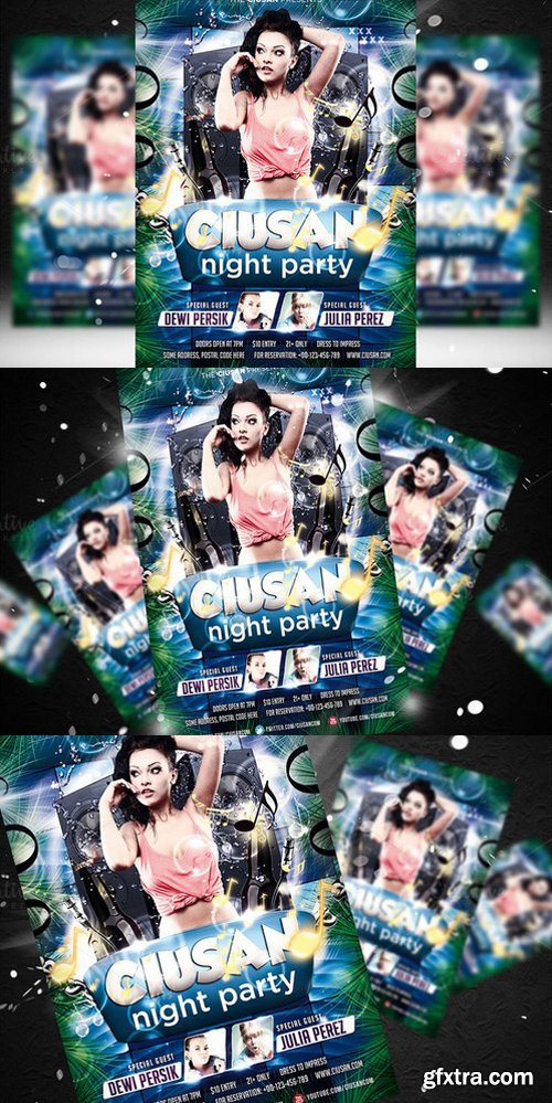 CM - Ciusan Night Party Flyer Template 480664