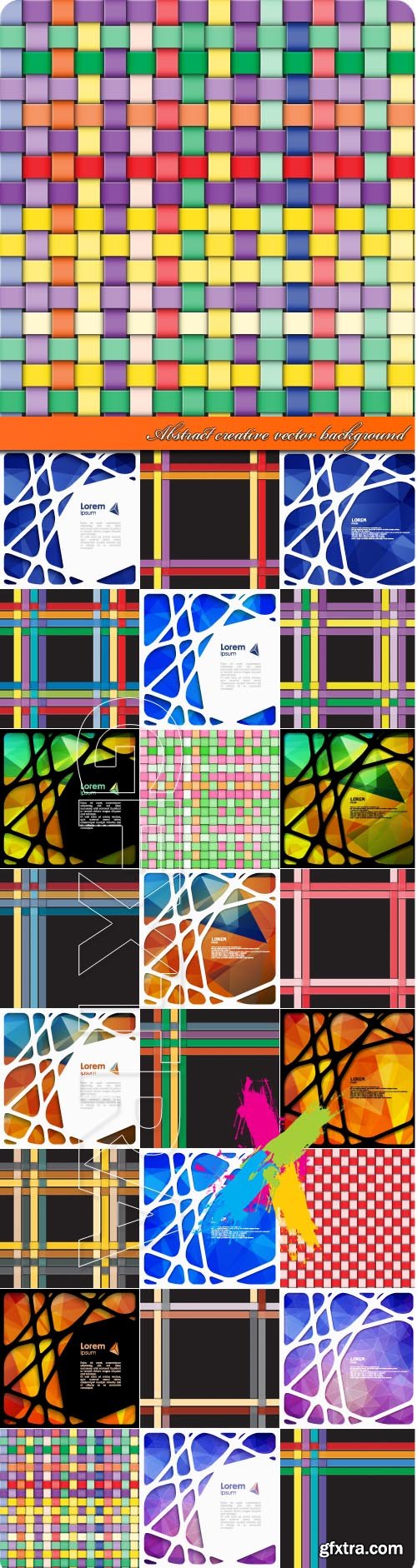 Abstract creative vector background