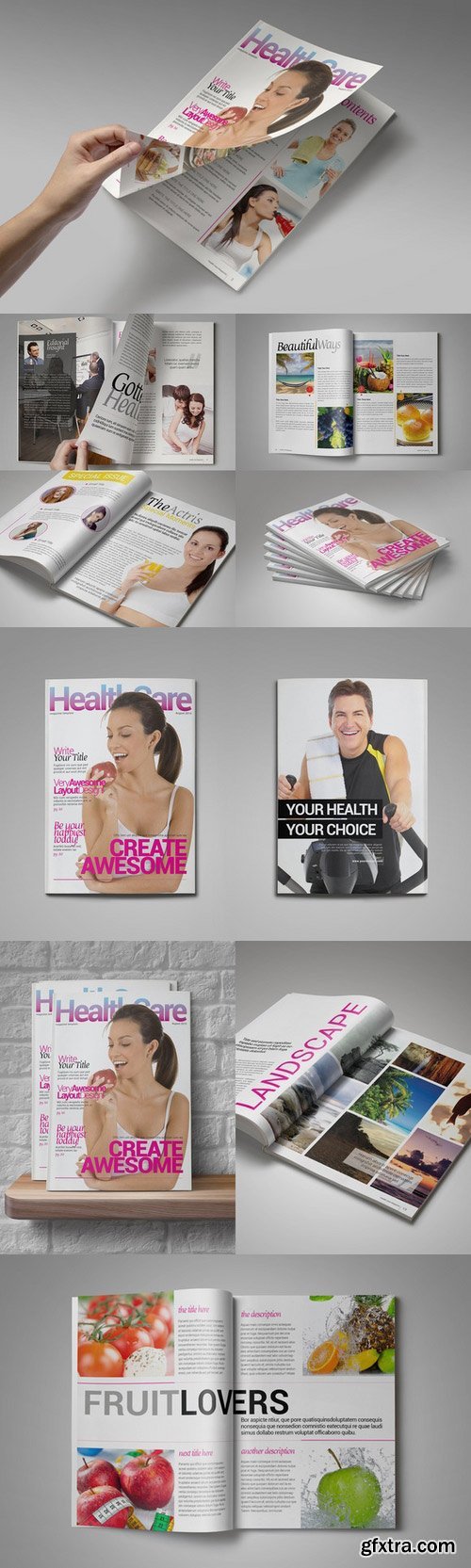 CM - Health Care Magazine Template 333016