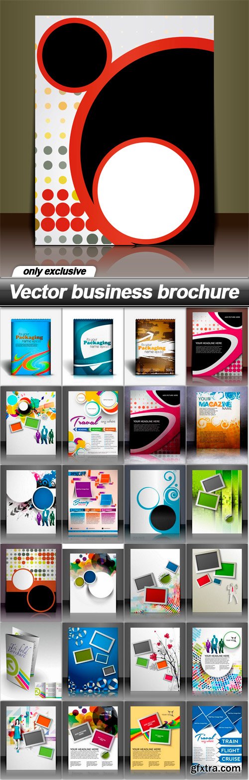 Vector business brochure - 25 EPS