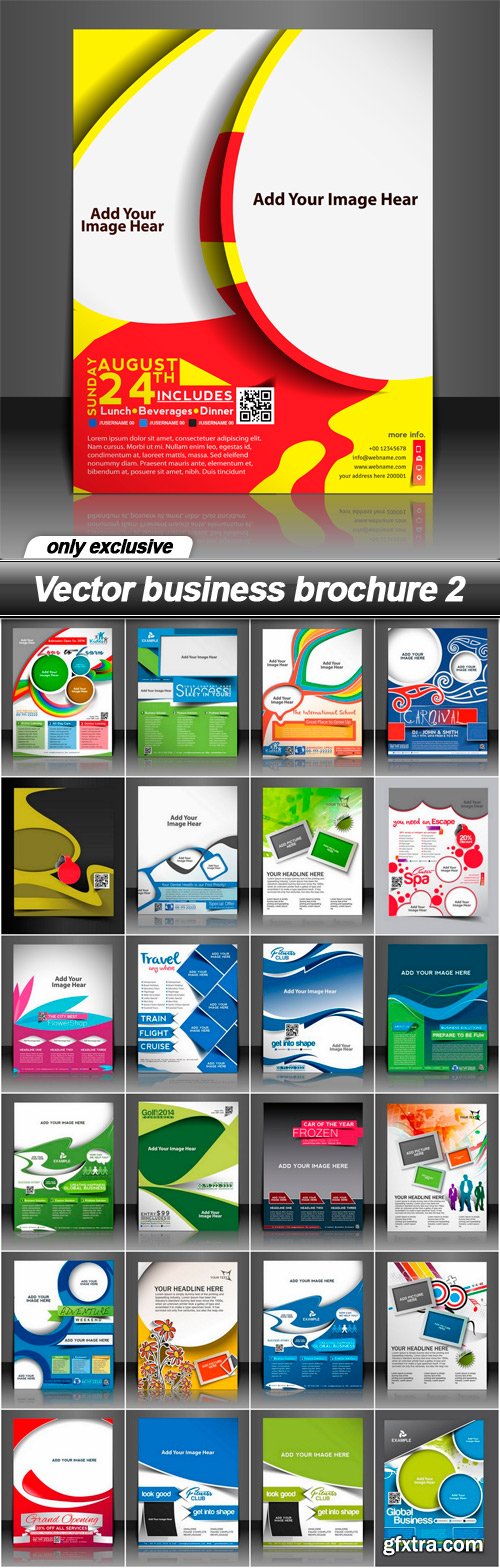 Vector business brochure 2 - 25 EPS