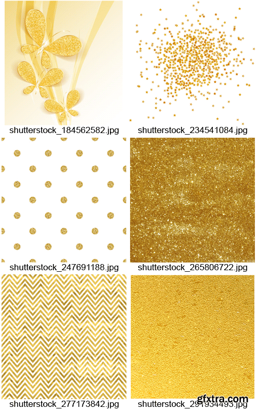 Amazing SS - Gold Glitter 2, 25xEPS