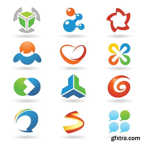 Collection picture vector logo illustration of the business campaign 19-25 EPS