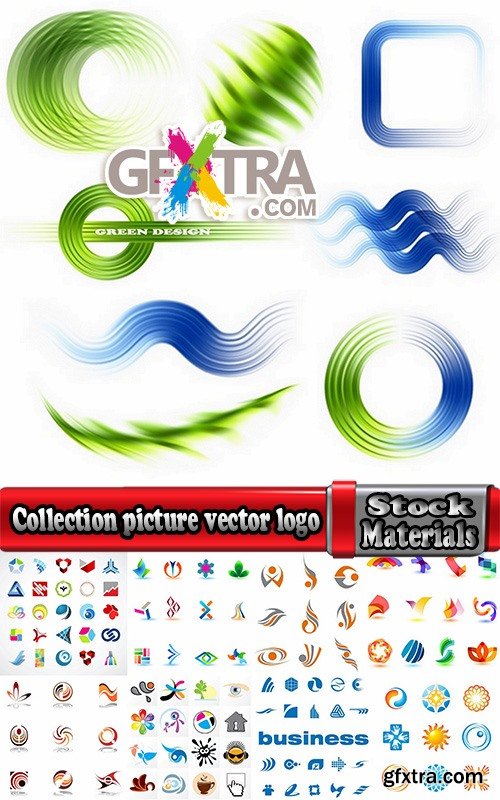 Collection picture vector logo illustration of the business campaign 19-25 EPS