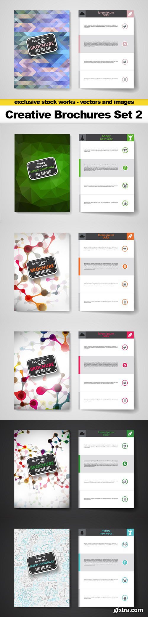 Creative Brochures Set 2 - 6xEPS