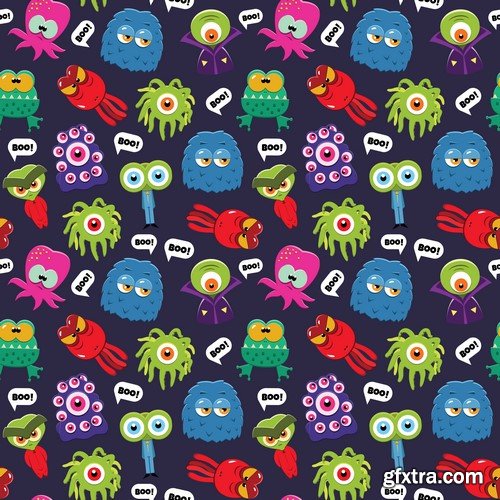 Children Seamless Patterns - 10x EPS