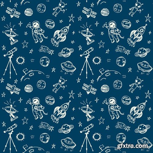 Children Seamless Patterns - 10x EPS