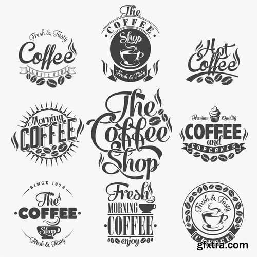 Coffe Logotypes - 10x EPS