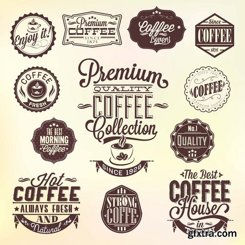 Coffe Logotypes - 10x EPS