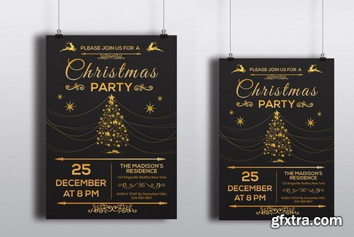 CM - Christmas Invitation Flyer-V126 443190