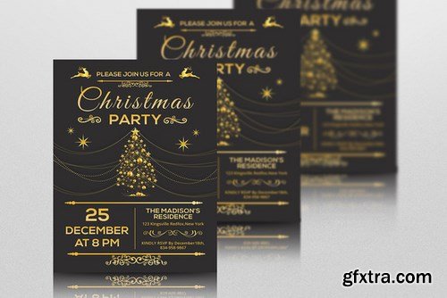 CM - Christmas Invitation Flyer-V126 443190