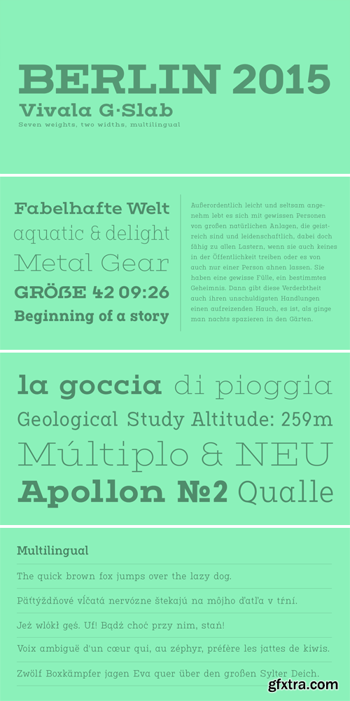 Vivala G Slab Font Family