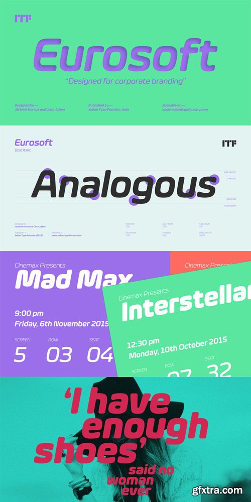 Eurosoft Font Family $260