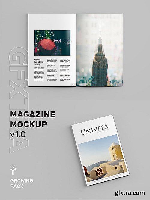 CM - A4 Magazine Mockup 477578