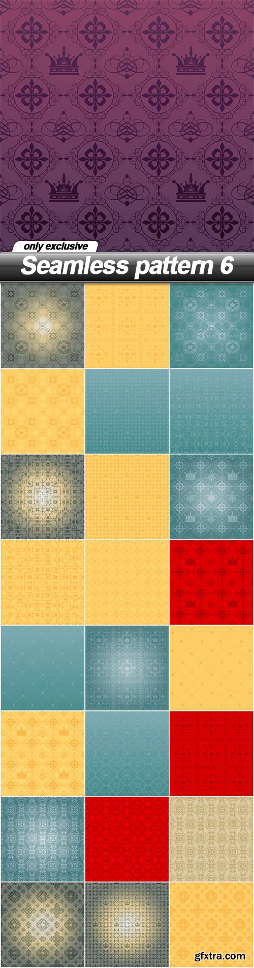 Seamless pattern 6 - 25 EPS