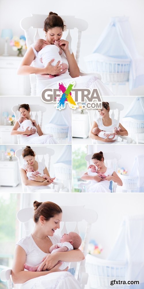 Stock Photo - Mother & Baby