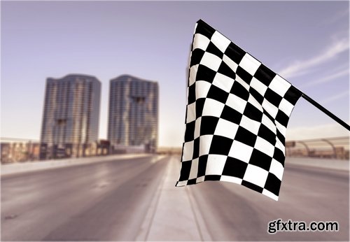 Collection of the final checkered flag start finish 25 HQ Jpeg