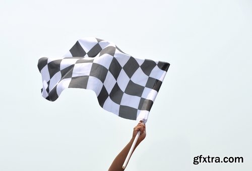 Collection of the final checkered flag start finish 25 HQ Jpeg