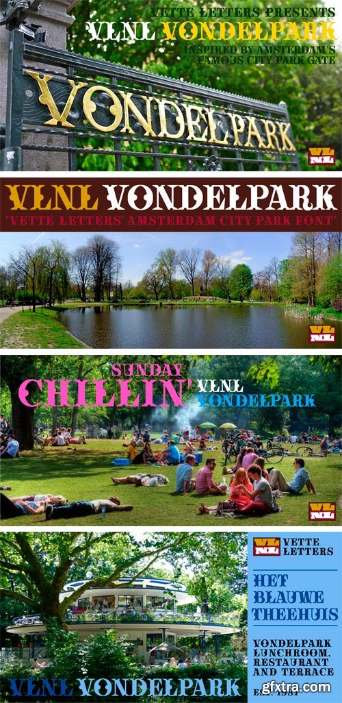 VLNL Vondelpark Font