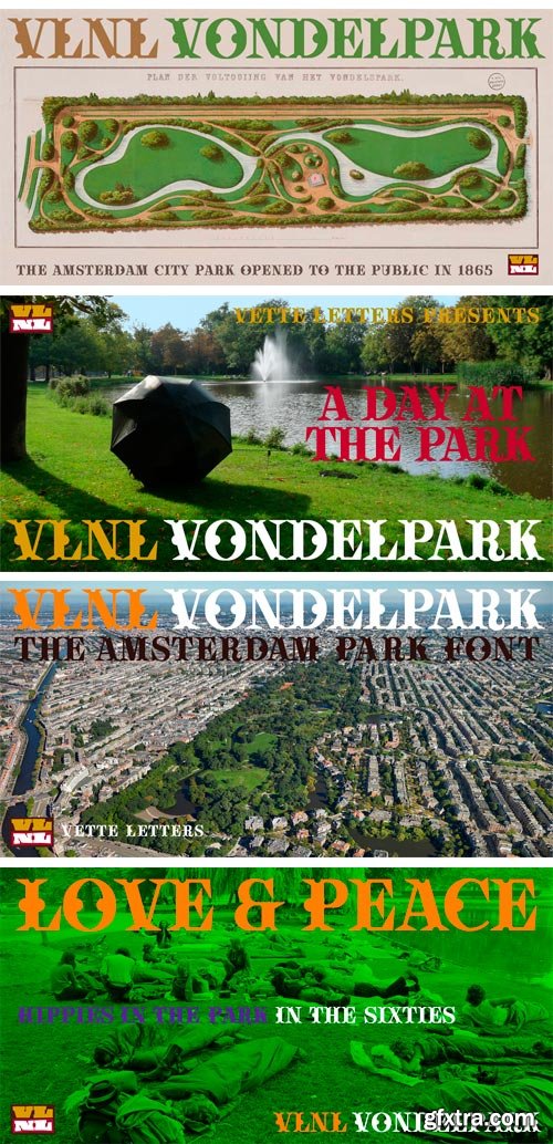 VLNL Vondelpark Font