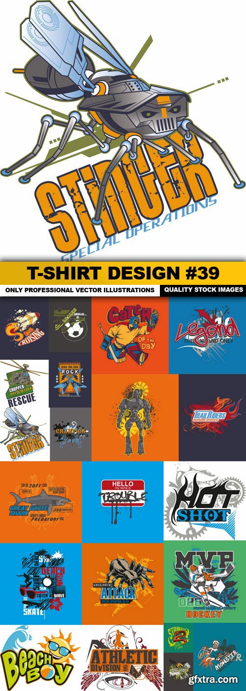 T-Shirt Design #39 - 21xEPS
