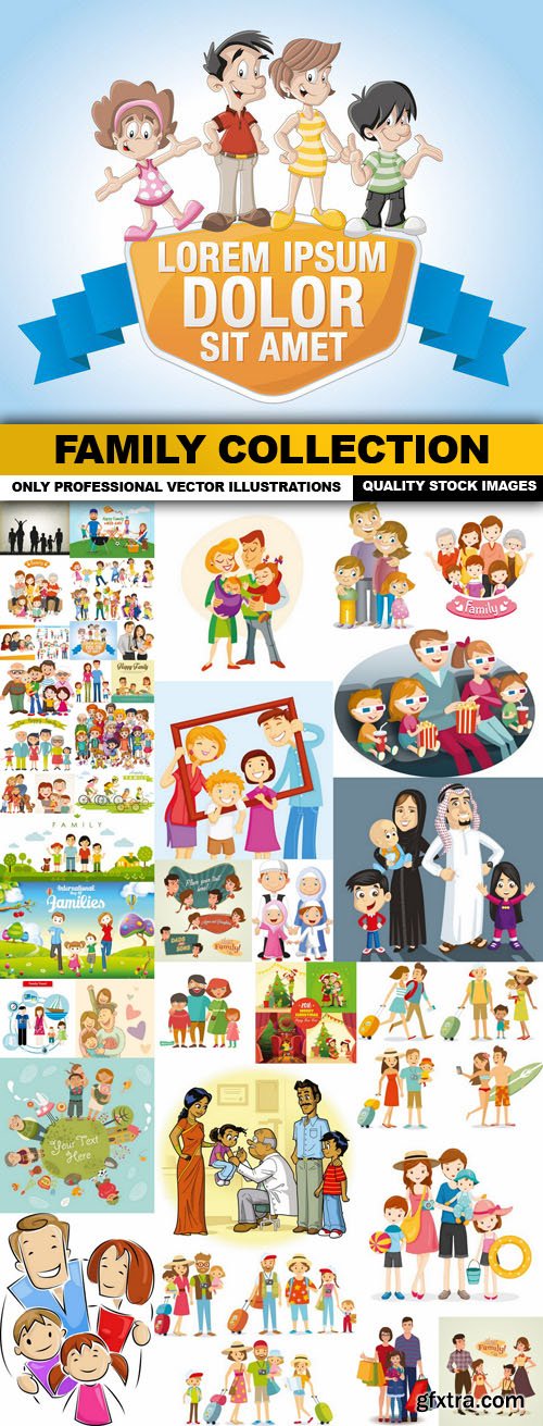 Family Collection - 39 Vector