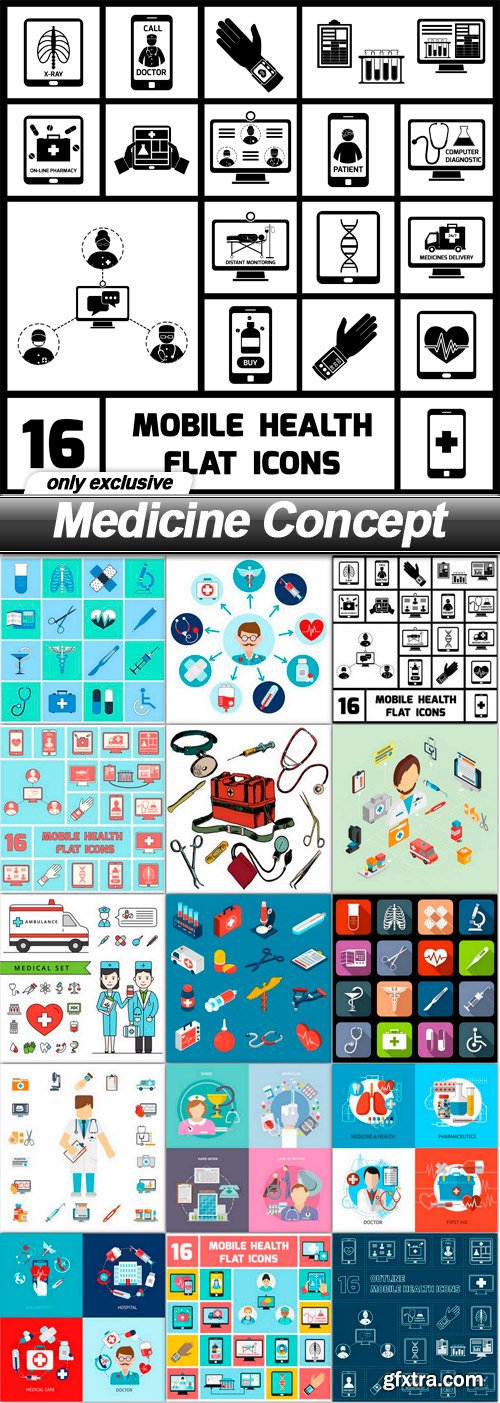 Medicine Concept - 15 EPS